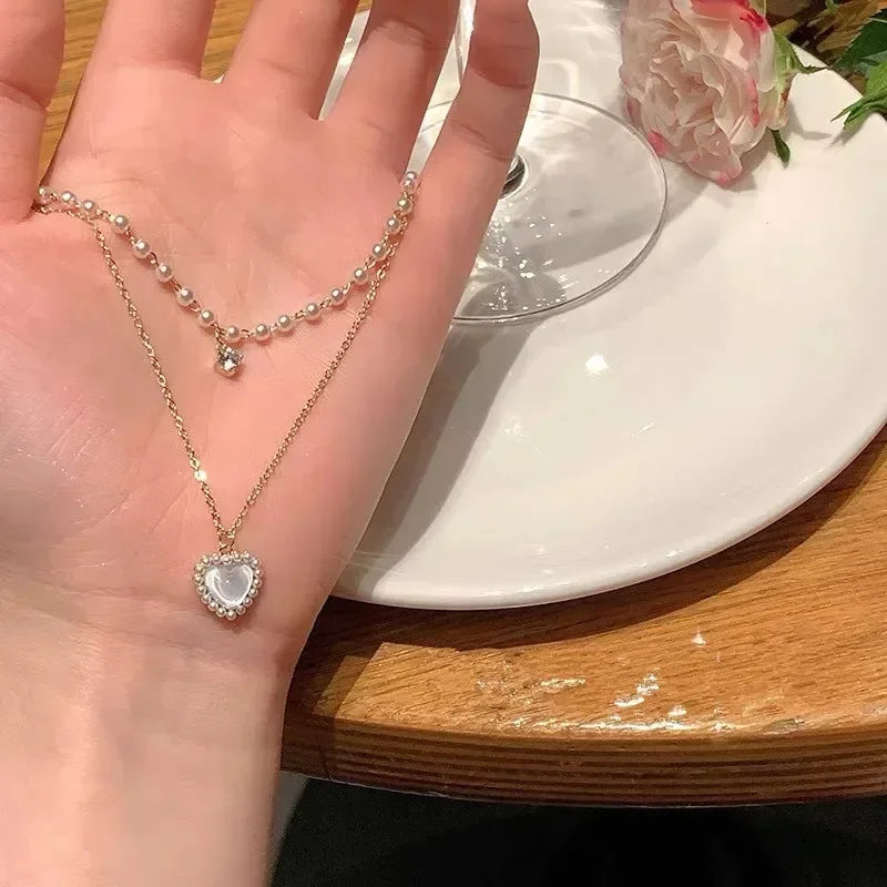 Double Heart Necklace
