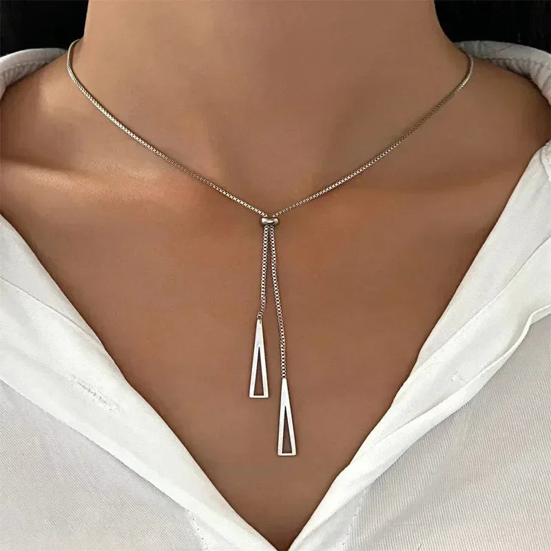 Double Heart Necklace