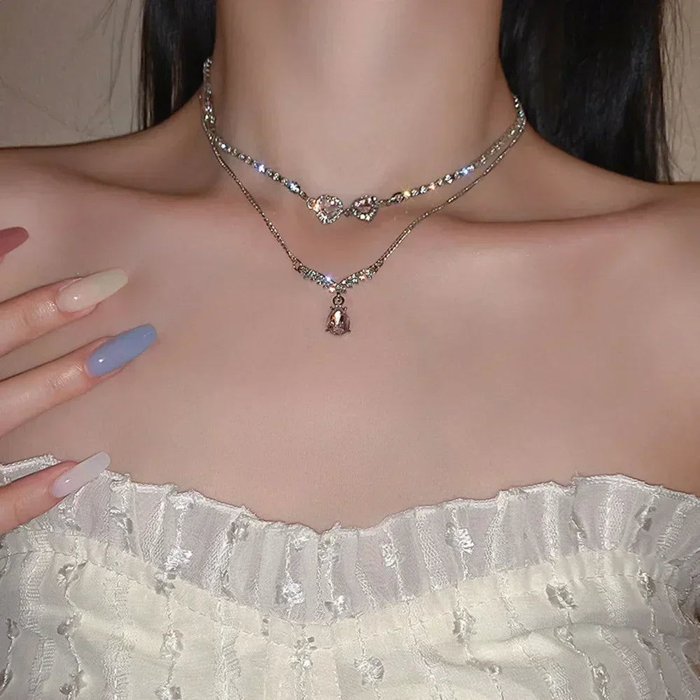 Double Heart Necklace