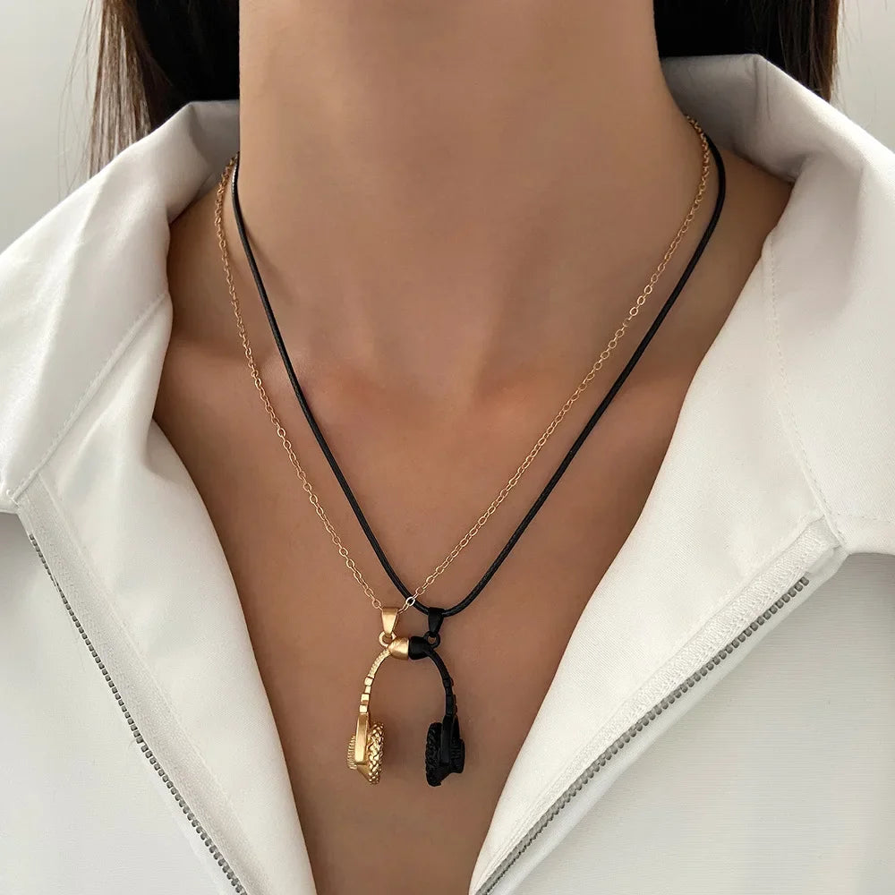 Double Heart Necklace