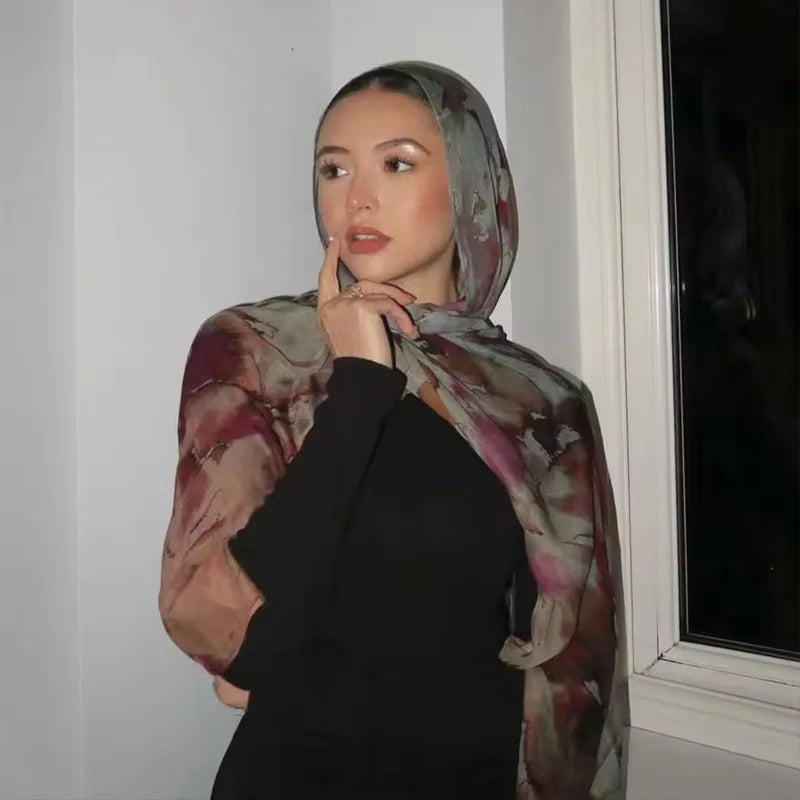 Floral Printed Hijab