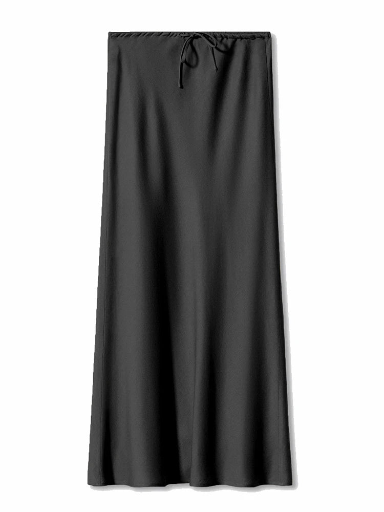 Long Satin Skirts